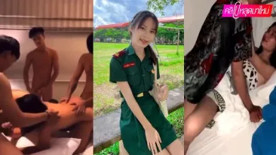 น้องเนตรนารี สาวมัธยมรับงานครั้งแรกโดนรุมเย็ดหี จนน้ำหีแตก เสียวหีสุดๆ โดนควยใหญ่ๆเย็ด