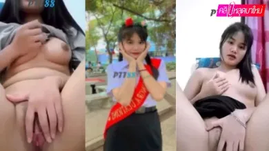 หลุด สาวมัธยน้องนุ๊กตั้งกล้อง นั่งแหกหีให้กล้องดู น่าเย้ดหีสุดๆ หีดำมีหมอย นมน่าดูดมาก