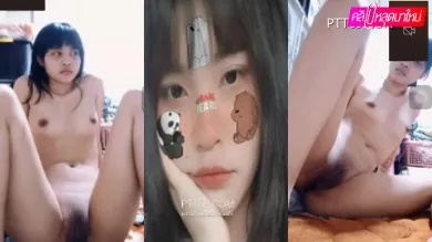 สาวเงี่ยนคอลเสียวกับแฟนที่บเาน ตั้งกล้องโชว์หุ่นให้แฟนดู และลูบหีให้ดู น่าเย็ดสุดๆ